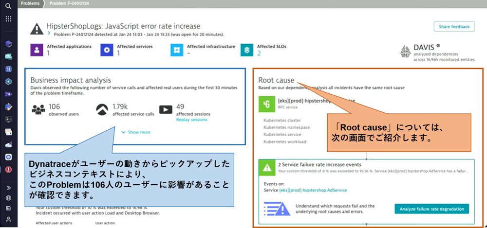 Problem画面